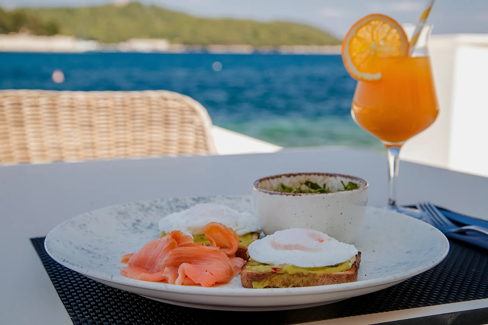 Breakfast @Marshal Hotel/club - classic Marshal breakfast, healthy acai bowl or granola, smoothie or fruit platter can be your healthy option. Wake up with Caprese salad or choose classics like fried eggs or eggs with salmon as a modern twist