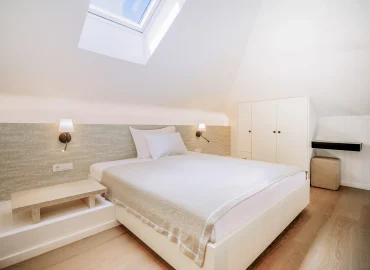 This apartment comes with 1 living room, 1 separate bedroom and 1 bathroom with a bath and free toiletries