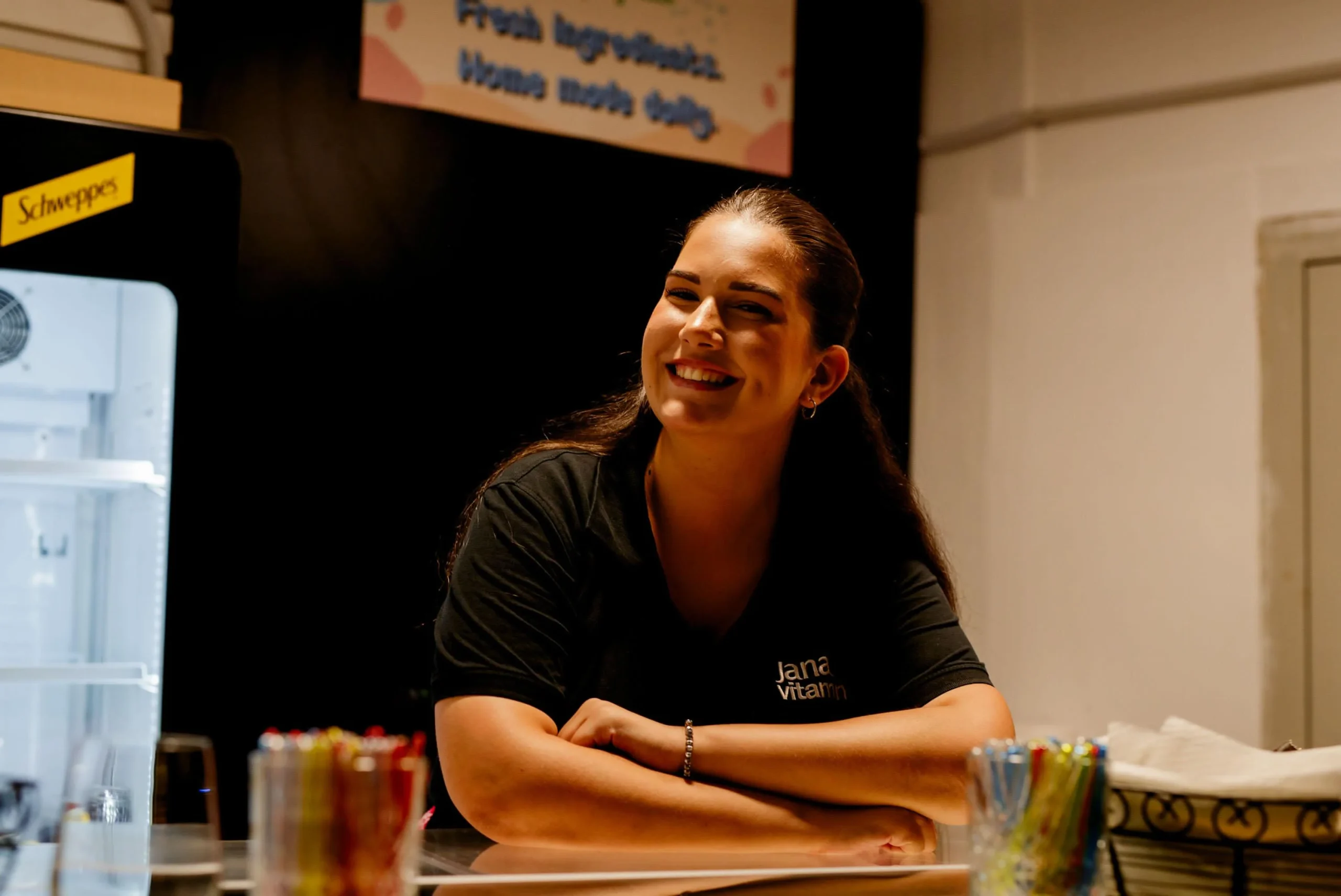 Staff serving true Italian gelato at Pingu Gelato, Marshal Club Hotel Vis